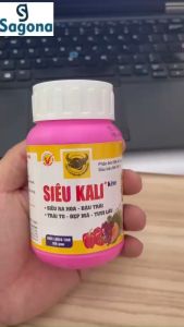 Phân Bón Đầu Trâu Siêu Kali Kẽm Cho Cây Cảnh Cây Hoa Cây Ăn Trái 100 gram Giúp Ra Nhiều Hoa Đậu Trái Trái Ngọt