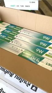 [ยกลัง] HIET ชุดรางสปริงพร้อมหลอดไฟ LED T8 ยกลัง 20หลอด ขนาด 9W / 20W / 40W ไฮเอท