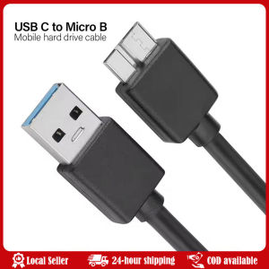 For External Hard Drive Disk HDD Super Speed Cable USB 3.0 Type A to USB3.0 Micro B Male Adapter Cable Data Sync Cable Cord USB 3.0 Type A To USB3.0 Micro B Cable Data Sync Cable Cord for External Hard Drive Disk HDD Adapter Wire 2m High Speed Transfer