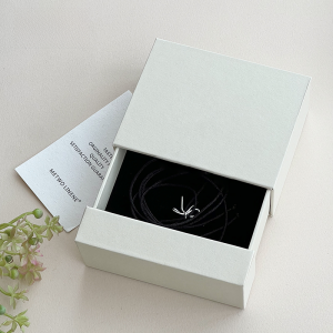 New Jewelry Packaging Box for Earrings Rings Necklaces Customizable Logo Design Ideal for Gift Giving