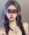 Kính Râm Một Mảnh Thời Trang Chống Tia UVB UVA Cho Nam Và Nữ Hình Chữ Nhật Phù Hợp Với Mọi Khuôn Mặt Phong Cách Cổ Điển Cá Tính Tiên Phong. 