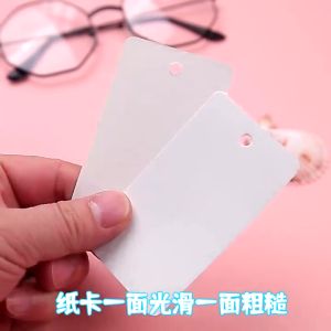 50 Sheets Kraft Paper Binder Ring Loose-leaf Blank Card Memo Pad Portable Notebook DIY Stationery