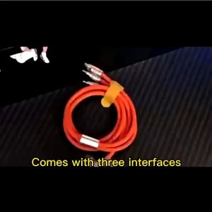3in1 120W Super Fast Charge USB Cable Liquid Silicone Cable 6A Quick Charge Usb Cord