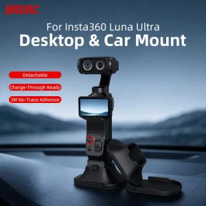 Camera Desktop Stand for Insta360 Luna Ultra Car Mount Detachable Adhesive Holder Bracket for Insta360 Luna Camera Accessories