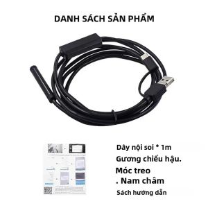 Camera Nội Soi USB Type-C 7.0mm Kiểm Tra Sửa Chữa Ô Tô Borescope Cho PC Android Mẫu Mới Hơn Với Chiều Dài 1m