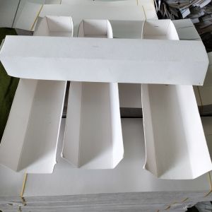 Kertas Kentang Spiral Polos 100pcs Kotak Kentang Ulir