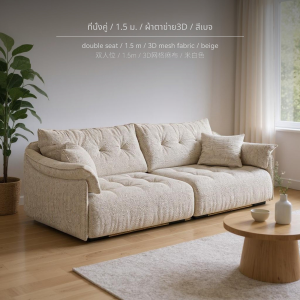 โซฟาพัฟสไตล์ฝรั่งเศสครีมห้องนั่งเล่นอพาร์ทเมนท์เล็กแถวตรงโซฟาสามที่นั่งผ้าฝ้ายและผ้าลินินใหม่ปี 2025 ฟองน้ำต้นไม้กำมะหยี่ โซฟา ปรับ นอนได้ lazyboy chair sofa bed เก้าอี้นวด เตียง โซฟา พับ rester เบาะ นวด vintage sofa เตียง โซฟา ปรับ นอน daybed outdoor sof