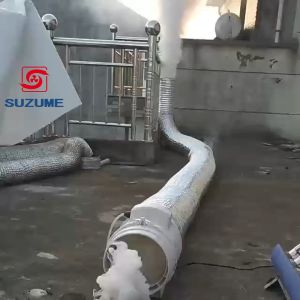 SUZUME สีดำ เครื่องดูดควัน 4 นิ้ว 6 นิ้ว 8 นิ้ว เคเบิล 1.8m พร้อมสวิตซ์ เครื่องดูดควันในครัว เสียงรบกวนต่ำ พลังแรงลมสูง