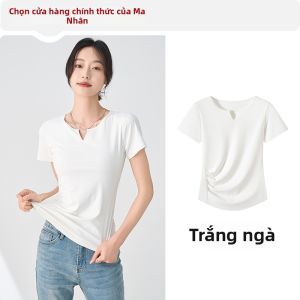 MiiOW | Áo Thun Slim Fit V-Neck Cho Yoga Thể Thao và Pilates Nữ