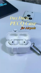 Ốp Case Chống Sốc Dux Ducis cho Airpods Pro 3 / Airpods Pro 2 / Airpods 4 Kiêm Chân Đế Điện Thoại Magnetic PECQ Case