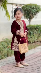 [PRE ORDER] KIDS Party Wear Look Heavy Pure Viscose Velvet Top Bottom & Dupatta Set FABRIC:- Heavy Viscose Velvet  SIZE:- 3 YEARS TO 15 YEARS  ~Delivery Lead Time : 10 days