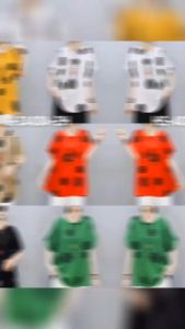 BIEHOME Women Korean Boho Short Sleeve Round Neck Polka Dot Print Blouse Hs-40043-2