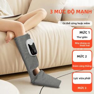 Không Dây 360 Độ °   Máy Massage Chân Bằng Khí Nén Điện 3 Chế Độ Túi Khí Nén Massage Chân Và Bàn Chân Giúp Thư Giãn Cơ Bắp Và Lưu Thông Máu