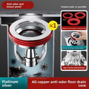 YEMO | Anti-Odor Copper Magnetic Levitation Floor Drain