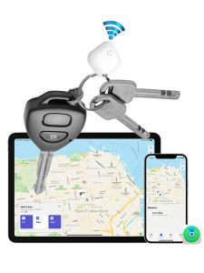 Smart GPS Tracker Item Locator Works with Find My APP Anti Lose Device Alarm Tag Kids Pet Luggage Key Finder Smart Gps Tracker App For Android Free Download Gps Tracker No Subscription - Lazada