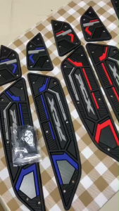 ใหม่ล่าสุด PCX 160 ปี2025 วัสดุยางพรีเมี่ยม พื้นพักเท้าหน้า แผ่นรองพักเท้า และทนทาน (0180)