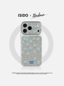 ISIDO | Vỏ Ốp Đựng Thẻ Da Từ Tính Mờ Hình Cartoon