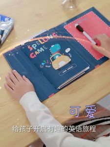 Magnetic spelling game mainan edukasi anak belajar menulis