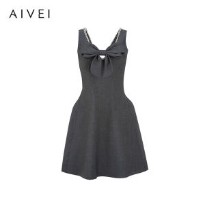 AIVEI | Celebrity Style Summer V-Neck High Waist Dress
