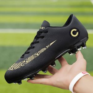 Breathable Non Slip Football Boots for Men Women and Kids Enly/Enli Brand Low Ankle MG Colloidal Studs Crushed Nail Sole Suitable for Artificial and Natural Grass