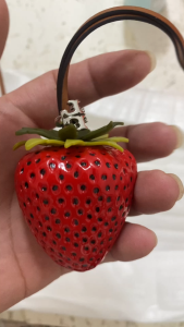 TB Strawberry Bag Pendant Car Three-Dimensional Strawberry Cute Pendant Handmade Decoration
