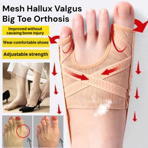 Mesh Hallux Valgus Big Toe Orthosis Home Use Thumb Orthosis Toe Corrector
