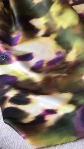 Vải Lụa Dày Dặn Nền Loang Khổ 1m5 - Mặt Láng Bóng Mờ - May Đầm Váy Áo Kiểu Đồ Thiết Kế