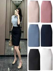 DVDK | Slimming Black Professional Fitted High-Waisted Summer Skirt