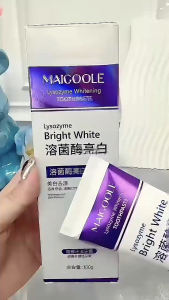 Probiotic Whitening Toothpaste with Lysosome – Fresh Breath Gum Care Deep Cleaning Bright White Formula Natural Enzyme Oral Care