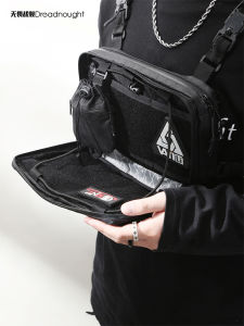 กระเป๋าคาดหน้าอกแบบสะพายข้างสำหรับการปั่นจักรยานแบบยูนิเซ็กซ์ กระเป๋าคาดหน้าอกแบบมีหลายช่อง กระเป๋าสะพายข้างแบบลำลอง