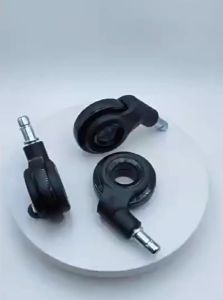 20255Pcs Thin Concise Swivel Hubless Hollow Caster Wheel With Grip Ring Threaded Stem For Office Chair Replacement