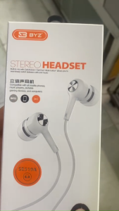 Tai Nghe B.Y.Z S.E519A. Thiết Kế Có Phần Đệm Sili.cion Mềm Dẻo Êm Ái. Âm Thanh Hay Chân Thực