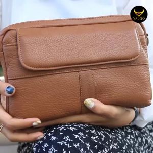 [VALQO] AMORA Tas Wanita Kulit Sapi Clutch Pouch Cewek Perempuan Tas Tangan