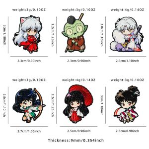 Bandai | Hoạt Hình Dễ Thương Men Pin Thổ Cẩm Thời Trang Ve Áo Phù Hiệu Cho Nữ Quần Áo Trang Trí Áo Phụ Kiện Quà Tặng Cho Người Hâm Mộ Trang Sức
