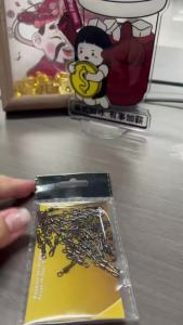 Phụ Kiện Câu Cá JSFUN 50 Cái Móc Xoay Hình Chữ Q Nhiều Kích Cỡ Chất Liệu Sắt Dùng Cho Câu Cá Chép Câu Cá Tạp Móc Câu.