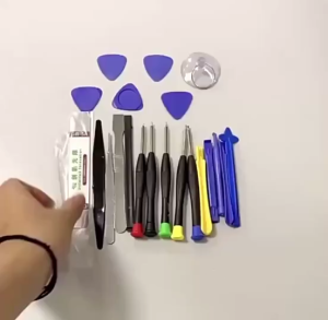 34 in 1 Phone Opening Tools Screwdriver Set Repair Kit Pry Spudger for iPhone Android Tablet