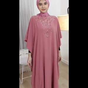 Kaftan Azizah Full Payet Premium: Desain Elegan & Bahan Berkualitas