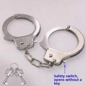 TEKANAI | Durable Alloy Rose Gold Handcuffs Toy