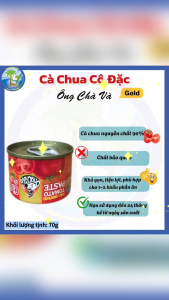 [Combo 5hộp x 70g] Sốt Cà Chua Cô Đặc Gold Thương Hiệu Ông Chà Và Thơm Ngon Hấp Dẫn