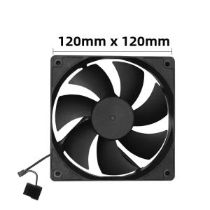 Quạt Máy Tính LDPCSJ Siêu Yên Tĩnh 8cm/9cm/12cm Quạt Case PC Êm Ái Cho GPU CPU Tản Nhiệt Làm Mát 7 Cánh Quạt 12V Với Giao Diện Nguồn 3PIN