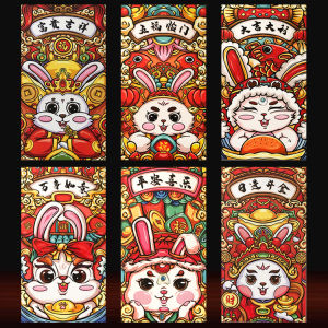 [Ready Stock] 2023 Chinese New Year Rabbit Cartoon Red Packet Angpao Angpow Red Ang Pau Red Envelope 2023兔年卡通红包封 红包 新年红包