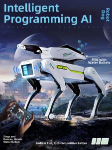 JINGGUAN | Intelligent Voice Interactive Programmable Remote Control Robot Dog Toy