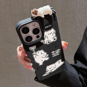 Lovely Cat Cute 3D Cat Phone Case For iPhone 17 Pro Max Air 16 15 11 12 13 14 Pro Max 15 16 14 Plus Shockproof Phone Funda Cover
