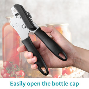 Stainless Steel Multifunctional Professional Can Manual Can Opener Craft Beer Grip Can Opener Bottle Opener Kitchen Gadgets