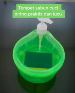 WMEDIA Dispenser Sabun Cucipiring + Sponge/ Dispenser Sabun