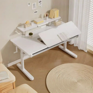 Hbada | Adjustable Wooden Study Desk for Kids