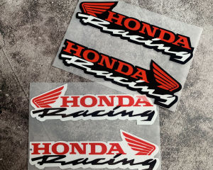 สำหรับ XRM CB CBR Hornet และฮอนด้า คลิก 125i, 150i PCX WAVE 110 สติ๊กเกอร์ติดมอเตอร์ไซค์สะท้อนแสง Honda Racing Wings