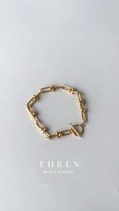HB Jewelry EHREN Button Bracelet for Women Non Tarnish Hypoallergenic Non Fading Elegant Minimalist Everyday Wear Fashion Jewelry Stylish Bracelet