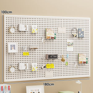evesigar | Desk and Wall Storage Display Shelf with Perforated Panel