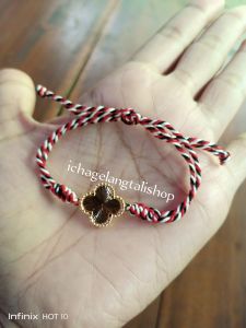 gelang tali Tridatu clover asesoris